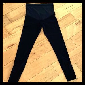Black maternity leggings